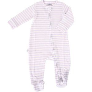 Woolino Baby Girl Footie Sleeper, Merino Wool Pajama